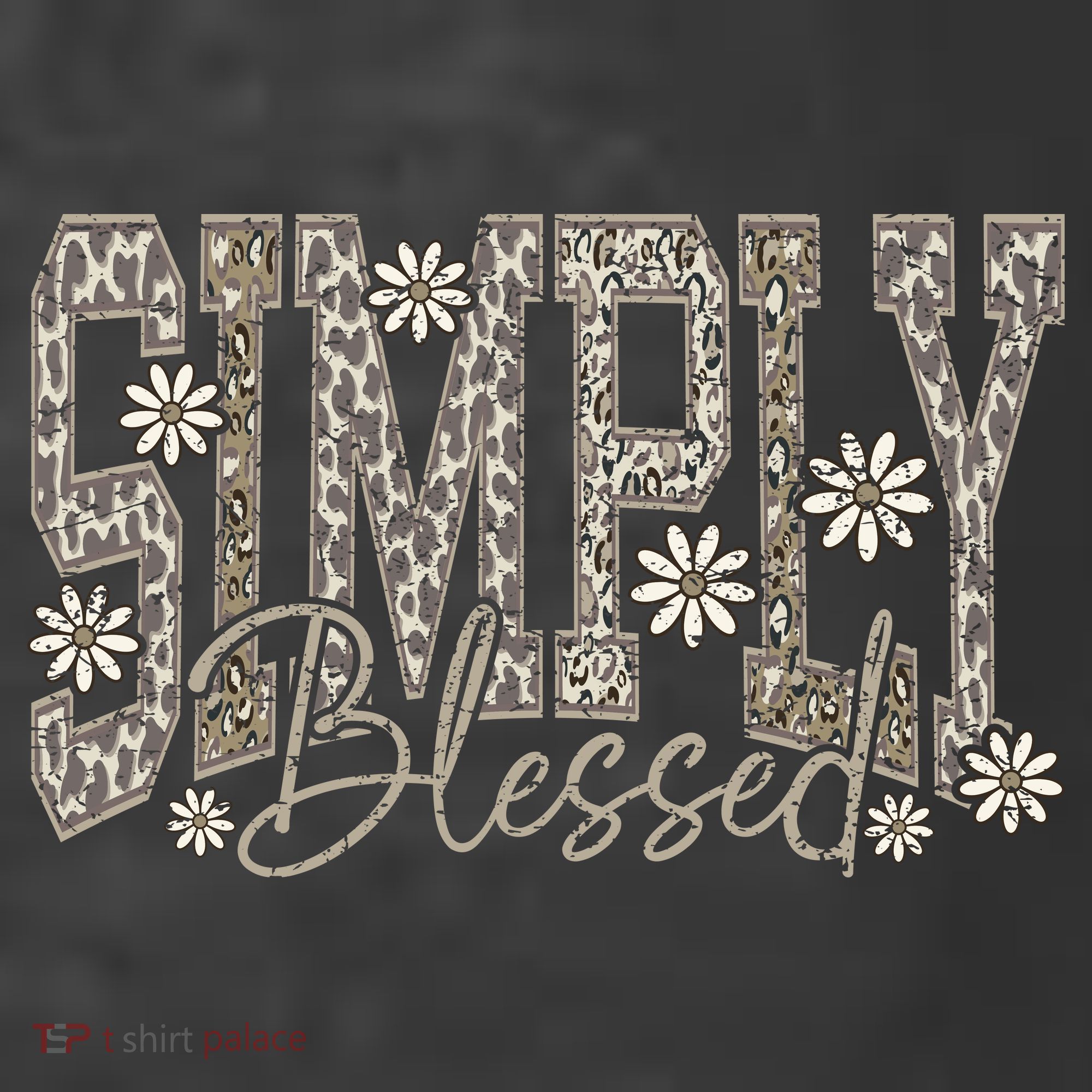 Simply Blessed Camo Kids T-Shirt