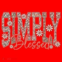 Simply Blessed Camo Santa Hat thumb 1
