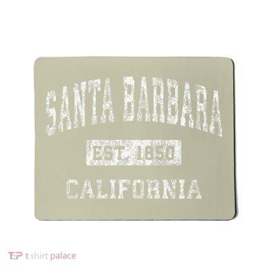 Santa Barbara California Ca Vintage Established Mousepad