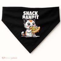 SNACK BANDIT Cute Cat Pizza USA-Made Doggie Bandana thumb 0
