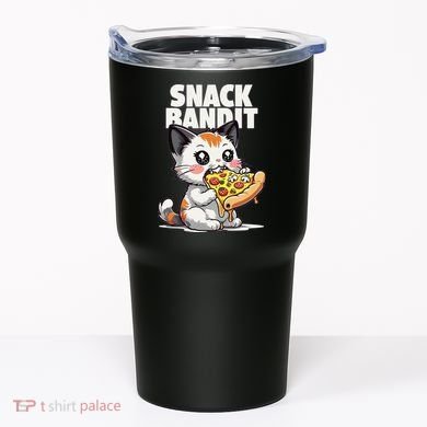 SNACK BANDIT Cute Cat Pizza Tumbler