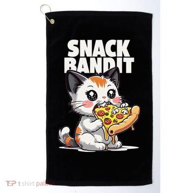 SNACK BANDIT Cute Cat Pizza Golf Towel