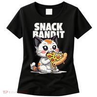 SNACK BANDIT Cute Cat Pizza Women's T-Shirt thumb 0
