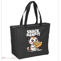 SNACK BANDIT Cute Cat Pizza Tote Bag thumb 2
