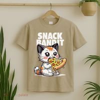 SNACK BANDIT Cute Cat Pizza T-Shirt thumb 2