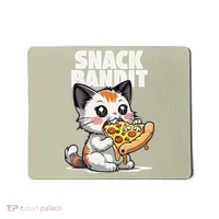 SNACK BANDIT Cute Cat Pizza Mousepad thumb 0