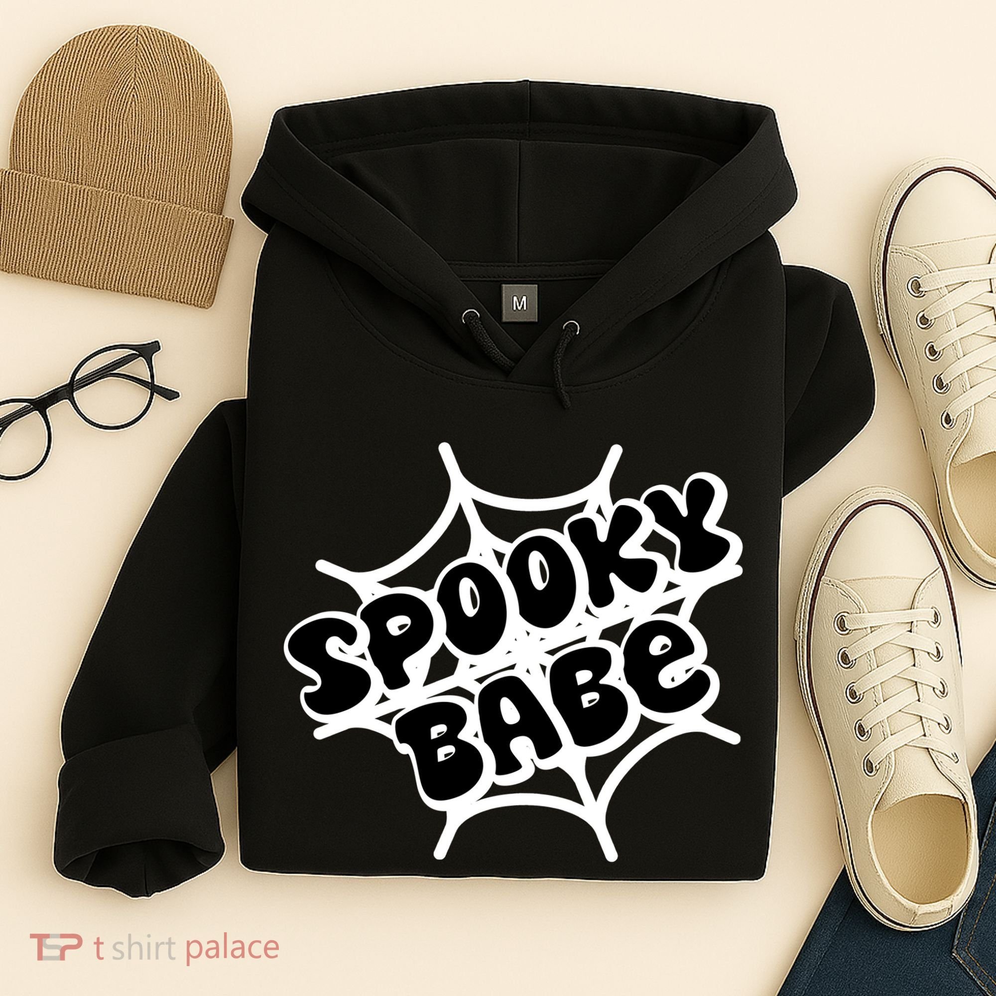 Spooky Babe Cute Halloween Party Costume Hoodie