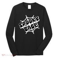 Spooky Babe Cute Halloween Party Costume Long Sleeve Shirt thumb 0