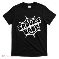 Spooky Babe Cute Halloween Party Costume T-Shirt thumb 0