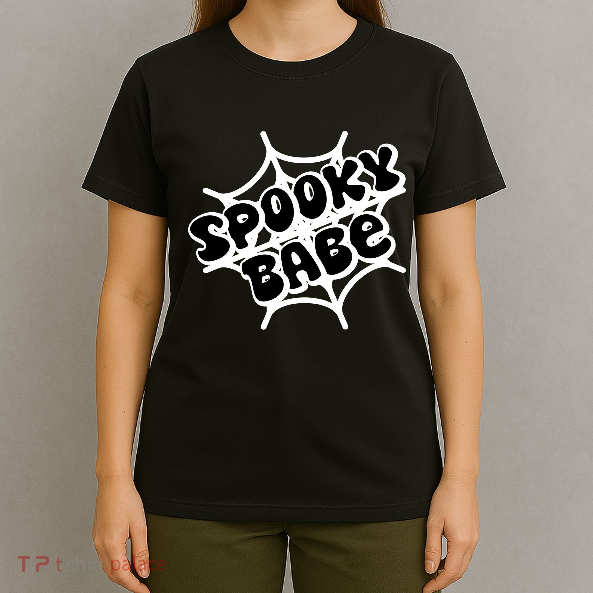 Spooky Babe Cute Halloween Party Costume T-Shirt