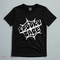 Spooky Babe Cute Halloween Party Costume T-Shirt thumb 5