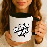 Spooky Babe Cute Halloween Party Costume Coffee Mug thumb 3