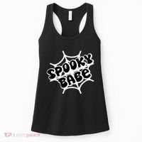 Spooky Babe Cute Halloween Party Costume Women's Tank Top thumb 0