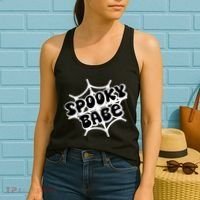 Spooky Babe Cute Halloween Party Costume Women's Tank Top thumb 2