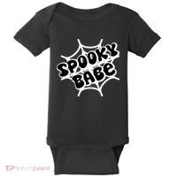 Spooky Babe Cute Halloween Party Costume Baby Bodysuit thumb 0