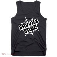 Spooky Babe Cute Halloween Party Costume Tank Top thumb 0