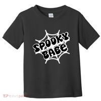 Spooky Babe Cute Halloween Party Costume Toddler T-Shirt thumb 0