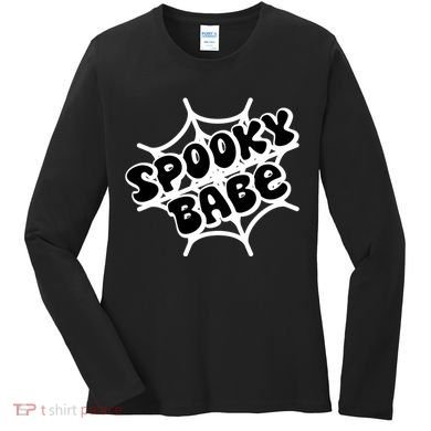 Spooky Babe Cute Halloween Party Costume Women's Long Sleeve Shirt