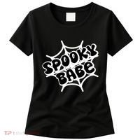 Spooky Babe Cute Halloween Party Costume Women's T-Shirt thumb 0
