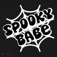 Spooky Babe Cute Halloween Party Costume Kids T-Shirt thumb 4