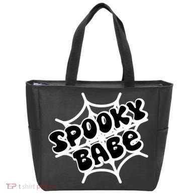 Spooky Babe Cute Halloween Party Costume Tote Bag