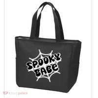 Spooky Babe Cute Halloween Party Costume Tote Bag thumb 3