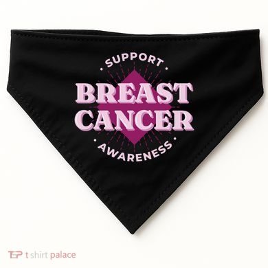 Support Breast Cancer Awareness USA-Made Doggie Bandana