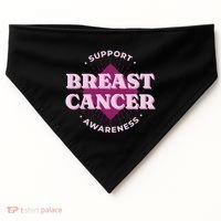 Support Breast Cancer Awareness USA-Made Doggie Bandana thumb 0