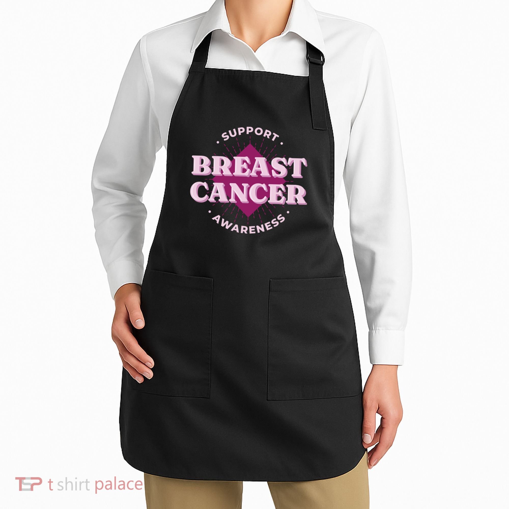 Support Breast Cancer Awareness Apron