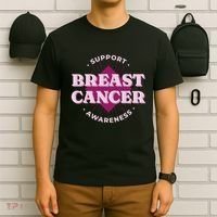 Support Breast Cancer Awareness T-Shirt thumb 6