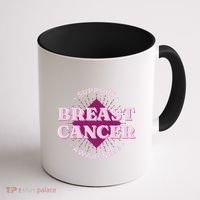 Support Breast Cancer Awareness Coffee Mug thumb 1