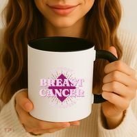 Support Breast Cancer Awareness Coffee Mug thumb 3
