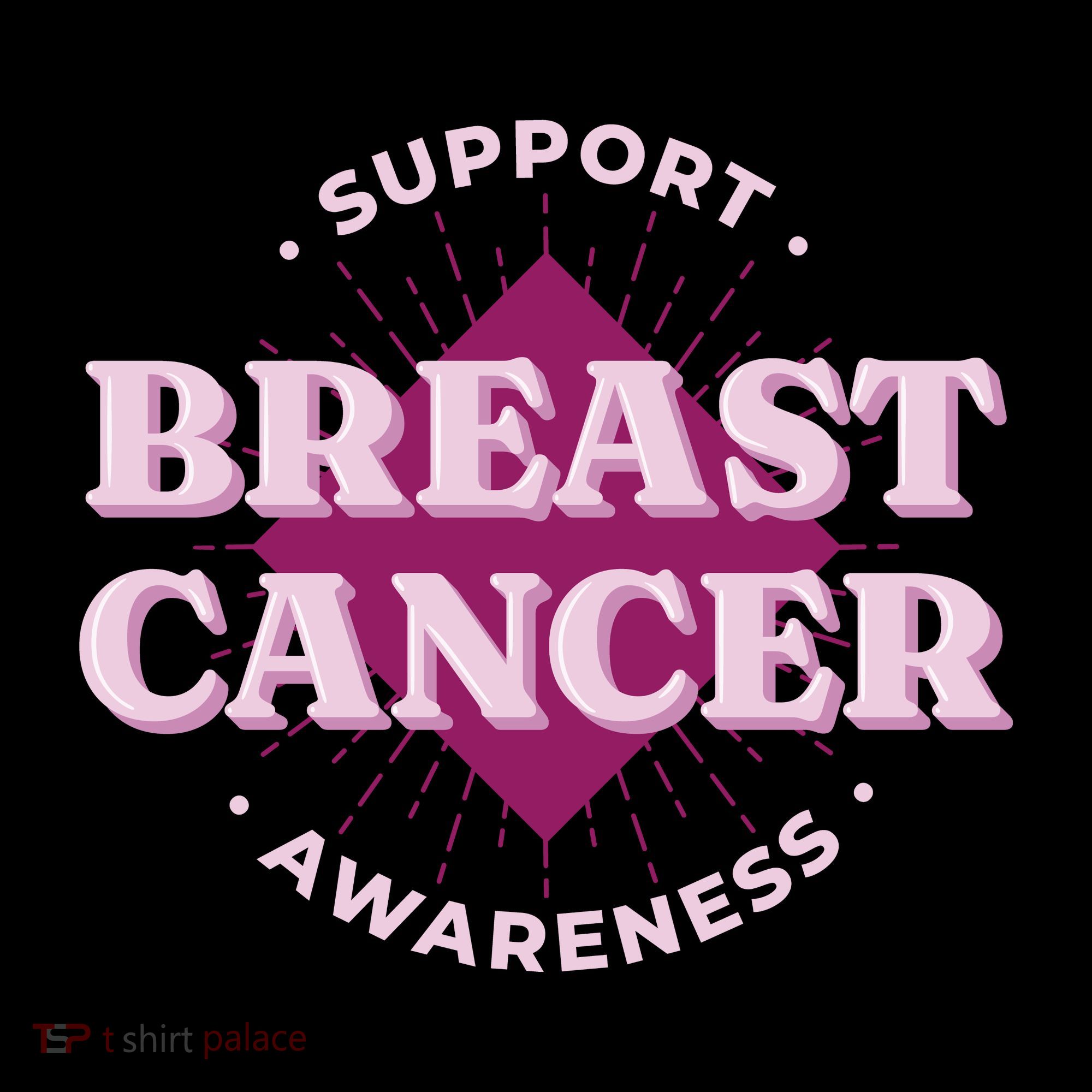 Support Breast Cancer Awareness Ornament