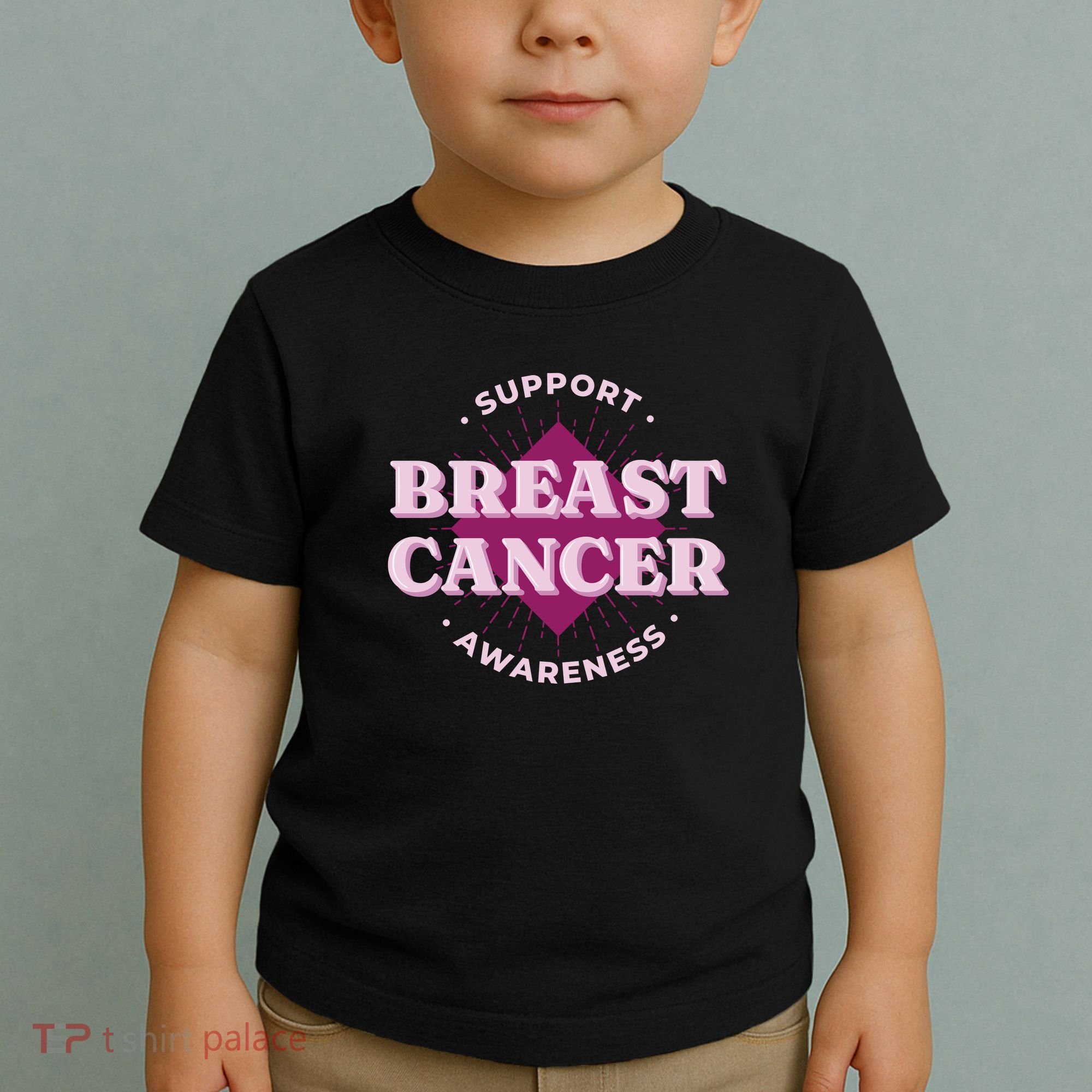 Support Breast Cancer Awareness Toddler T-Shirt