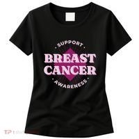 Support Breast Cancer Awareness Women's T-Shirt thumb 0