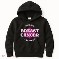 Support Breast Cancer Awareness Kids Hoodie thumb 0