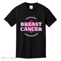 Support Breast Cancer Awareness Kids T-Shirt thumb 0