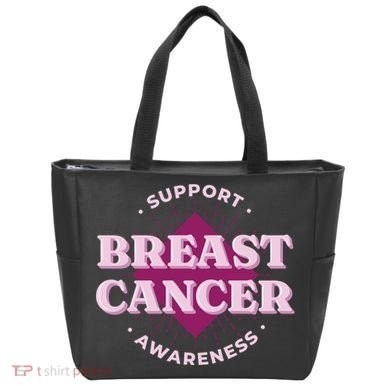 Support Breast Cancer Awareness Tote Bag