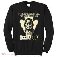 Sitting Bull Chief Gun Retro Arrow Head Sweatshirt thumb 0