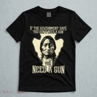 Sitting Bull Chief Gun Retro Arrow Head T-Shirt thumb 5