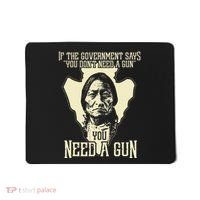Sitting Bull Chief Gun Retro Arrow Head Mousepad thumb 0