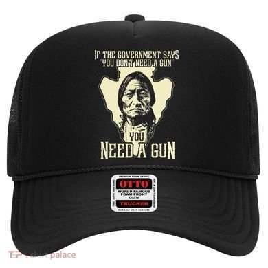 Sitting Bull Chief Gun Retro Arrow Head Hat