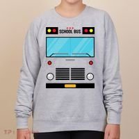 School Bus Costume Simple Halloween Costume Women's Sweatshirt thumb 0