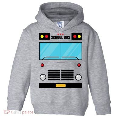 School Bus Costume Simple Halloween Costume Toddler Hoodie