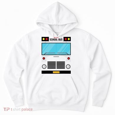 School Bus Costume Simple Halloween Costume Hoodie