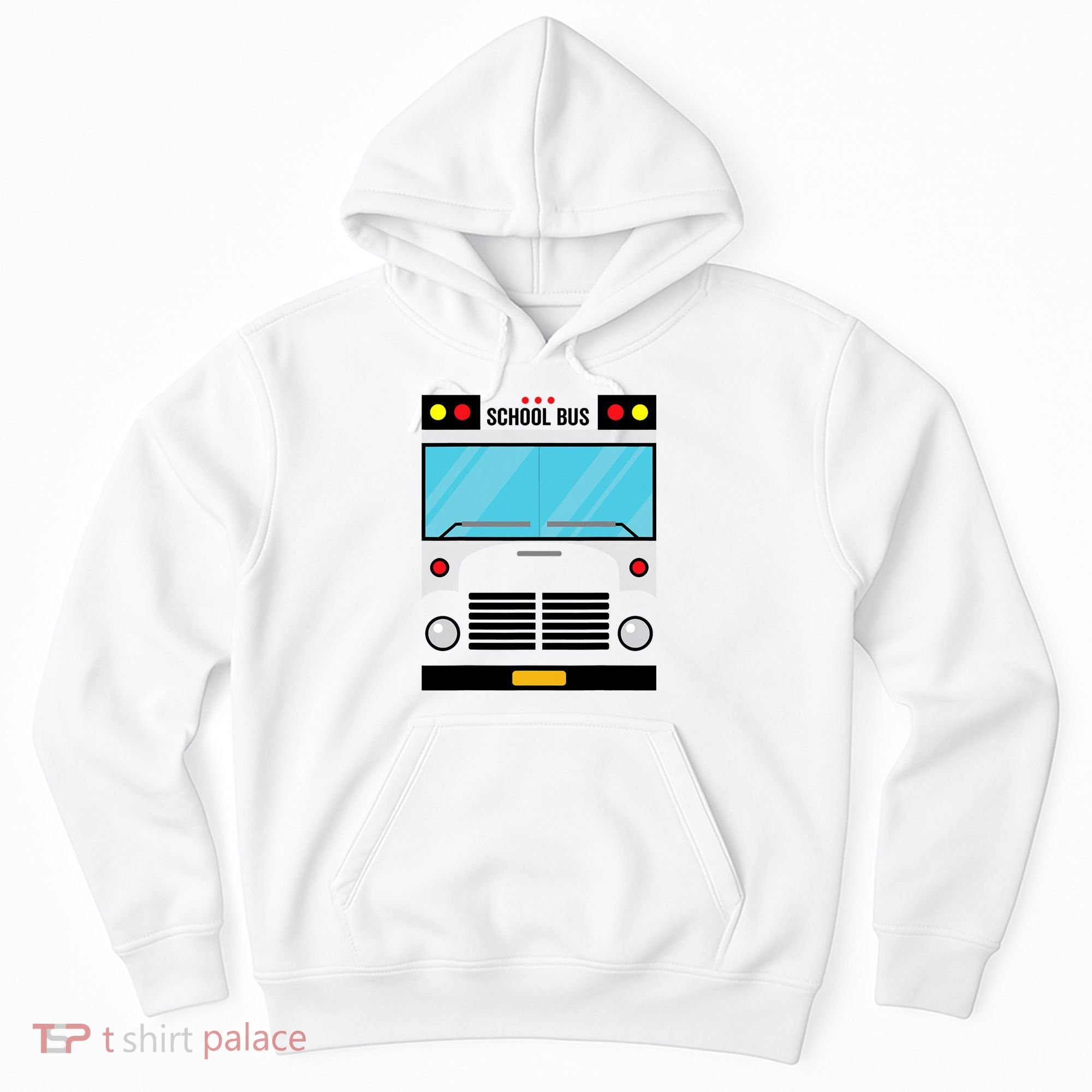 School Bus Costume Simple Halloween Costume Hoodie