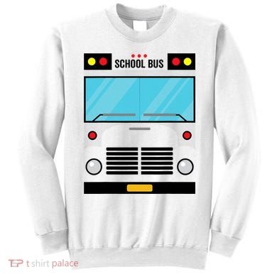 School Bus Costume Simple Halloween Costume Sweatshirt