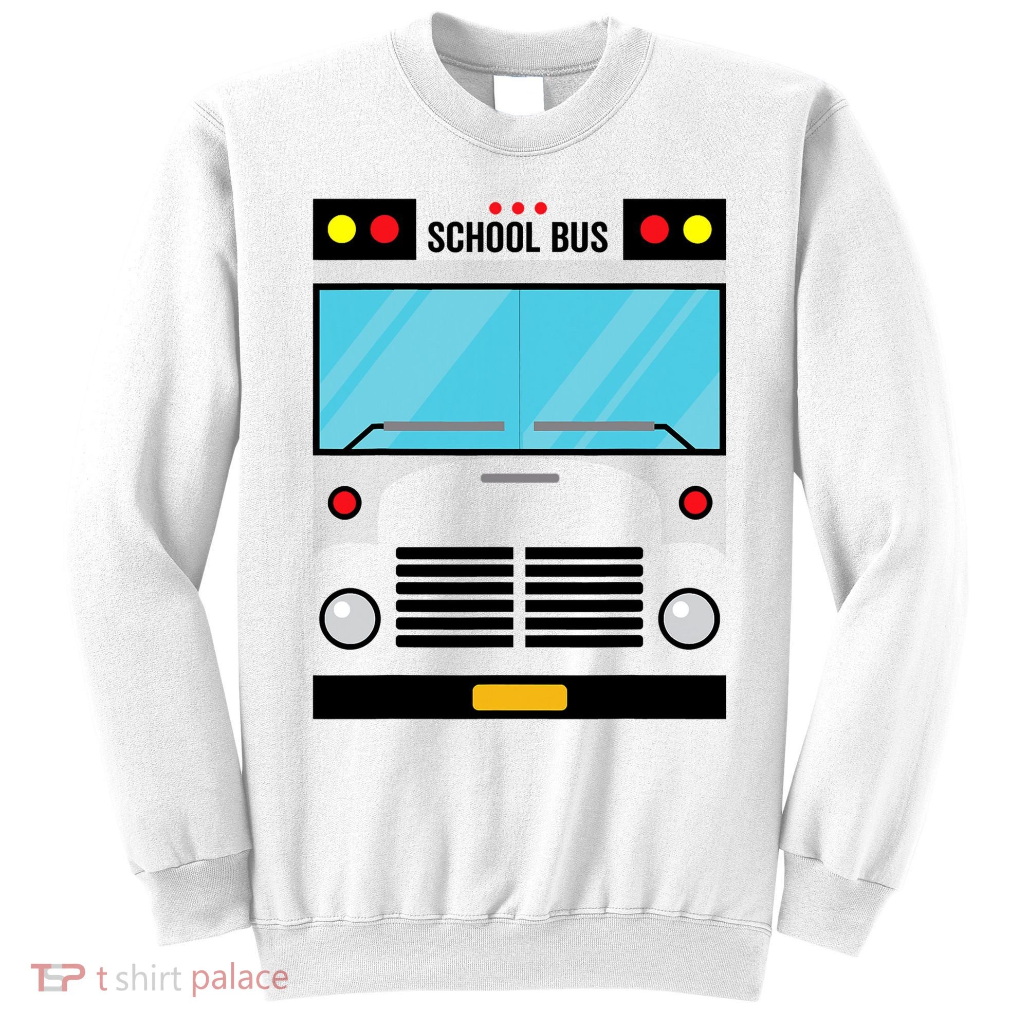 School Bus Costume Simple Halloween Costume Sweatshirt