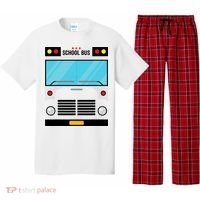 School Bus Costume Simple Halloween Costume Pajama Set thumb 0