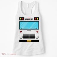 School Bus Costume Simple Halloween Costume Women's Tank Top thumb 0